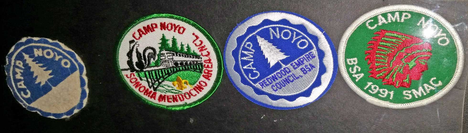 Various Camp Noyo Patches Noyo Patches