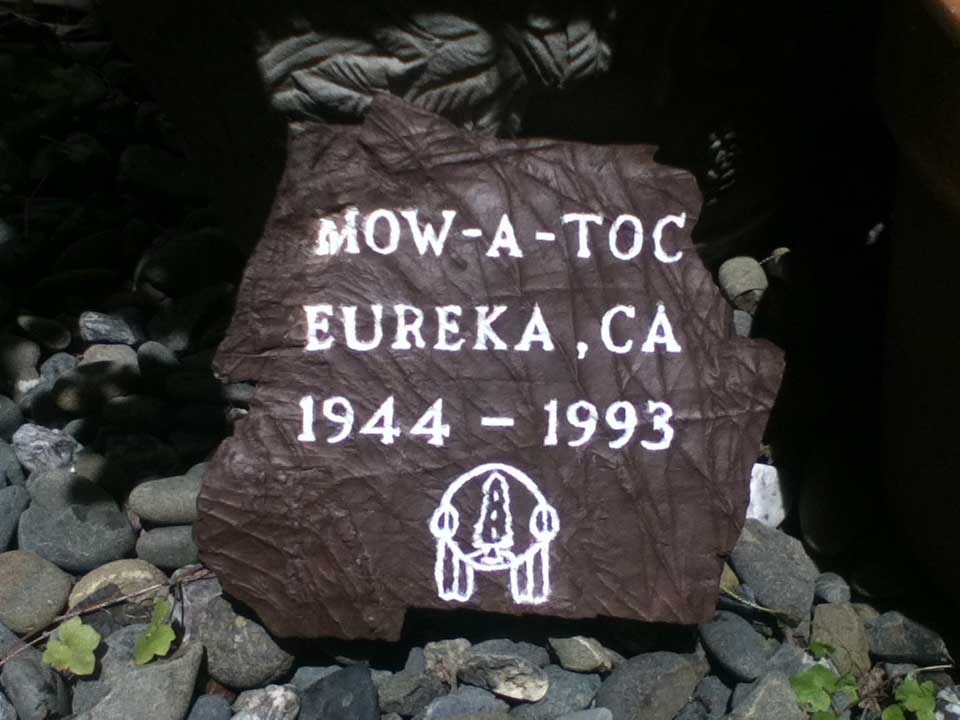 Mow-A-Toc Legacy Rock before it was sent to National Mow-A-Toc Rock